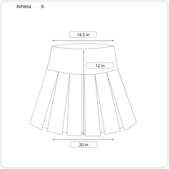 Athleta Ramp It Up Tennis Golf Skort SIZE 6 Black Gray Skirt with Liner Shorts - Picture 3 of 9